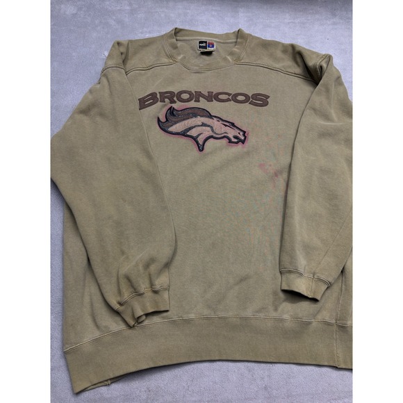 Puma Other - Vintage Denver Broncos Green Puma NFL Team Apparel Crewneck Sweatshirt XXL